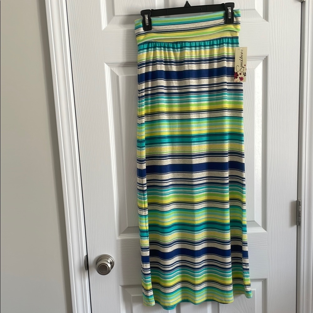 Speechless Striped Maxi Skirt